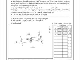 Bán gấp đất đẹp, nhiều tiện ích tại tiên minh, 950 triệu, 130 m2