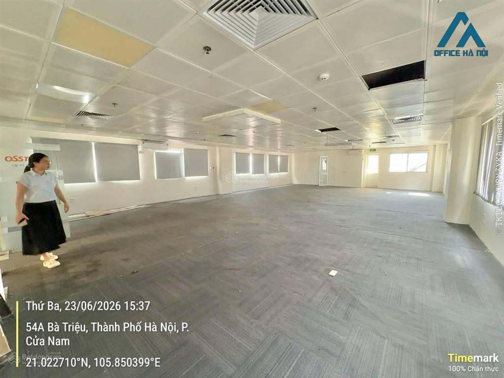 Cho thuê văn phòng building bà triệu 140m2 giá chỉ 49tr/tháng tại cửa nam, hoàn kiếm, hà nội uy tín