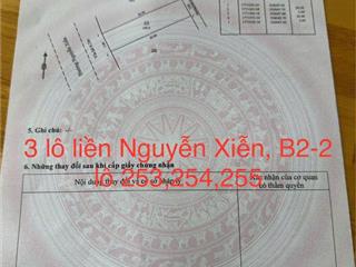 3 lô liền ,300m2/ 27 tỷ Đất đường Nguyễn Xiển, Sát biển Sơn Thủy,NHSơn, Đ Nẵng