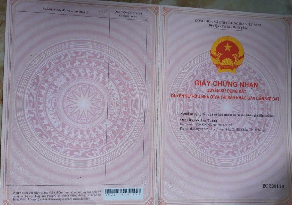 Bán Chung cư gần Lê Thanh Nghị,sát chợ Hòa Cường 52m2,giá:1,6 tỷ