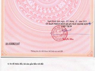 157m2/15 tỷ.Đất 2 M tiền, đường Nguyễn Xiển  và Thủy Sơn 2.Sát bãi tắm Sơn Thủy