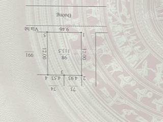 Chính chủ bán lô góc 113.5m2 tại khu đất dịch vụ 6,9 ha, đường 422, sơn đồng, hà nội