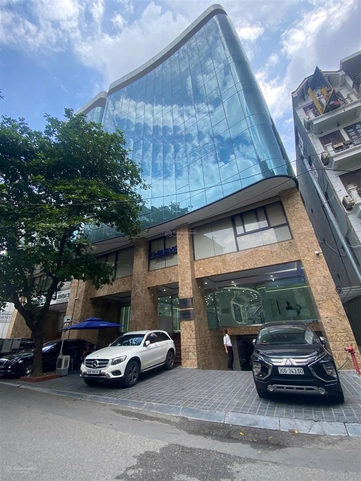 Tòa nhà văn phòng, 10 tầng lô góc mặt phố vip, trung hòa, vị trí vàng cho thuê dòng tiền khủng