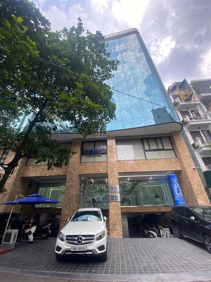 Tòa nhà văn phòng, 10 tầng lô góc mặt phố vip, trung hòa, vị trí vàng cho thuê dòng tiền khủng