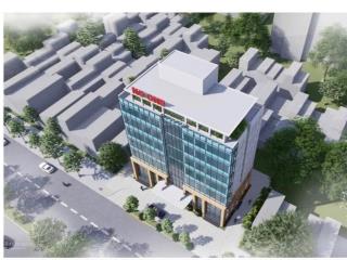 Siêu phẩm toà nhà văn phòng, 4 mặt thoáng, nằm ngay vị trí đắc địa, mặt phố hoàng quốc việt,