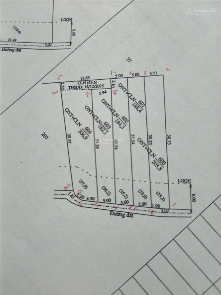 Bán đất truông mít, dương minh châu, tây ninh 165m², giá chỉ 335 triệu