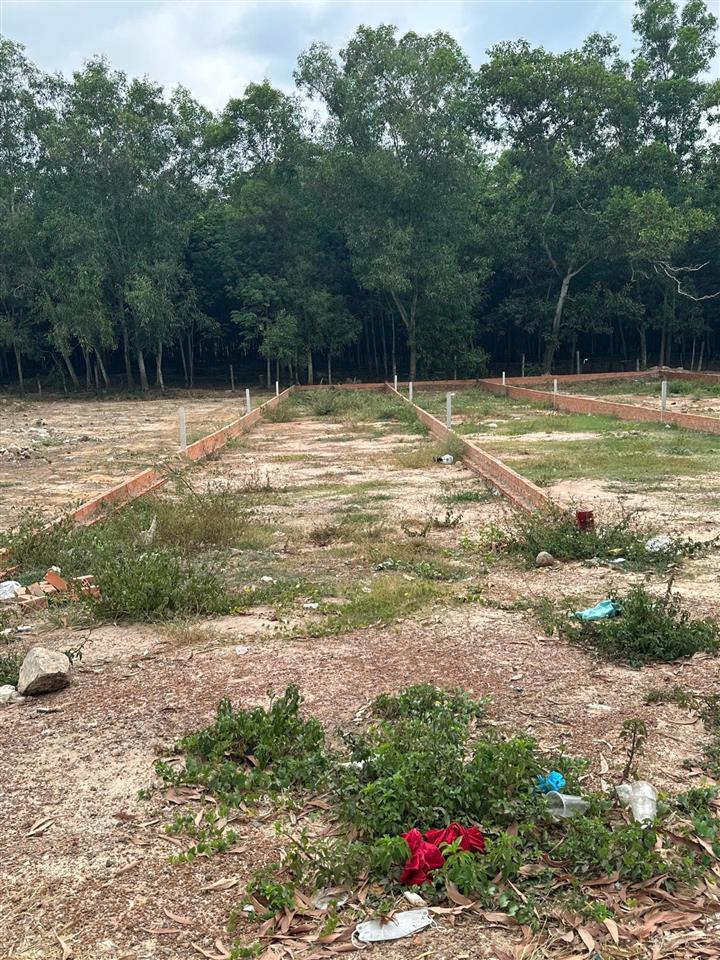 Bán đất minh thành chơn thành 150m2  thổ cư 100%  mặt tiền đường nhựa t  20
