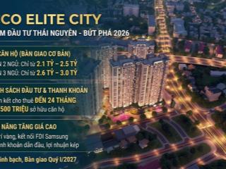 Căn hộ 3 phòng ngủ 76m² chỉ 2,8 tỷ view thoáng cam kết cho thuê 11 triệu/tháng trong 24 tháng
