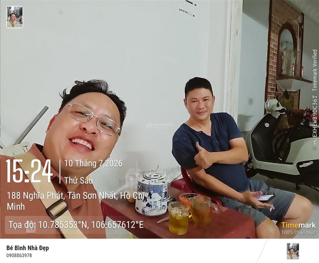 Nhà 2 tầng 5,2*22m, mặt tiền chợ nghĩa phát p7 tân bình 17.48tỷ