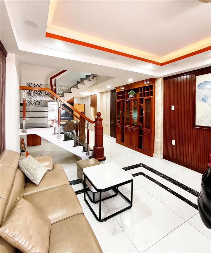 Bán nhà 4 tầng 64m2 mặt tiền kinh doanh phạm văn chiêu gò vấp nhỉnh 7 đồng
