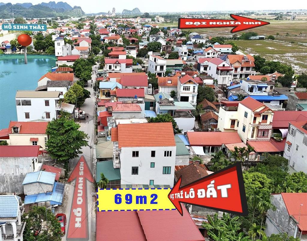 Lô góc 2 mặt tiền 69m2 bám trục chính liên xã thôn viêm khê, vị trí kinh doanh siêu đỉnh.