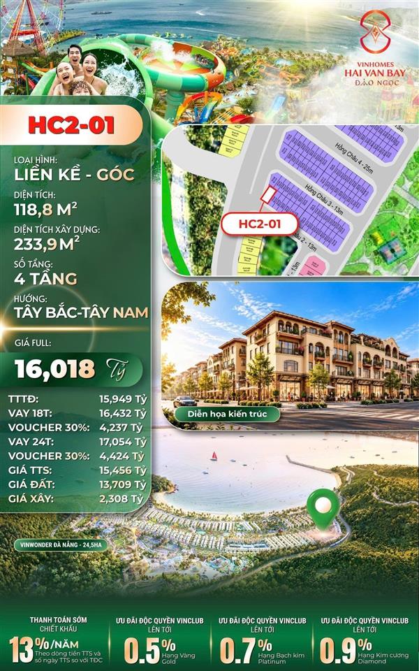Căn góc 2 mặt tiền, đón đầu lợi thế kinh doanh tại đảo ngọc!