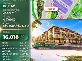 Căn góc 2 mặt tiền, đón đầu lợi thế kinh doanh tại đảo ngọc!