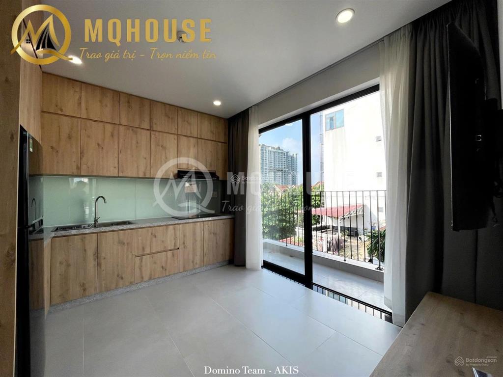 Căn hộ studio/1pn ban công lộng gió thoáng mát full nội thất mới toanh tại quận 2 đầy đủ tiện nghi