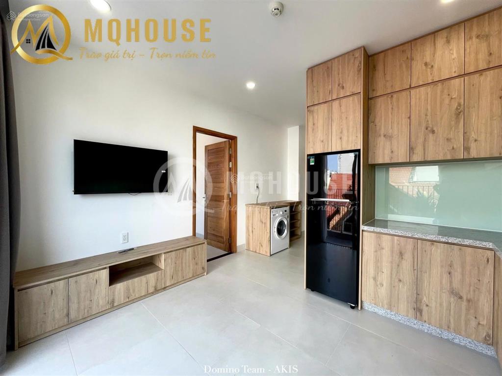 Căn hộ studio/1pn ban công lộng gió thoáng mát full nội thất mới toanh tại quận 2 đầy đủ tiện nghi