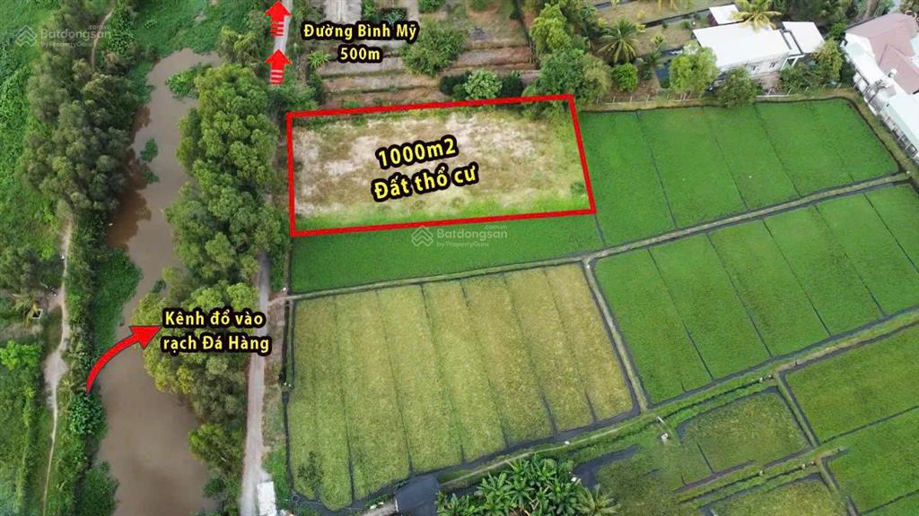 Bán đất đẹp tại đường bình mỹ, xã bình mỹ, củ chi, hồ chí minh, 10,5 triệu / m2, 929 m2