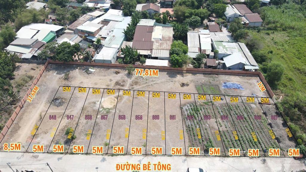 1,35 tỷ 1 lô đất 100m2 full thổ cư củ chi, tp.hcm