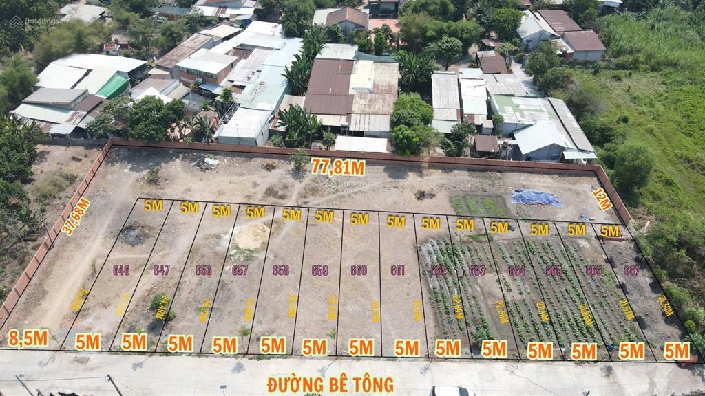 Bán đất đẹp tại trần thị hồ, bình mỹ, củ chi, 1,6 tỷ, 80m2, nhiều tiện ích