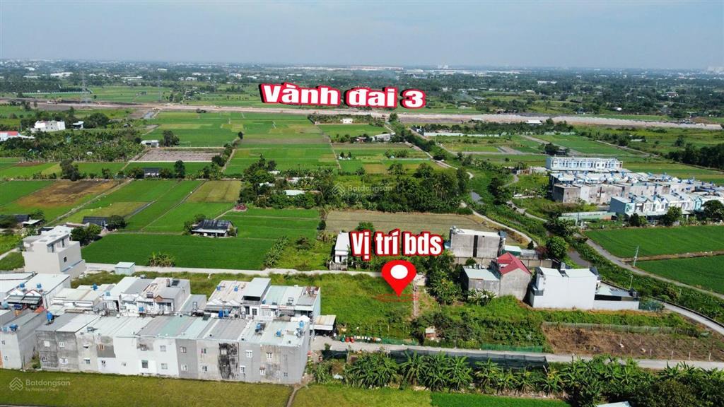 Nguồn f0 chỉ 2 tỷ 150 triệu  sở hữu ngay lô đất đường thông  kdc đông đúc rẻ nhất khu bình mỹ