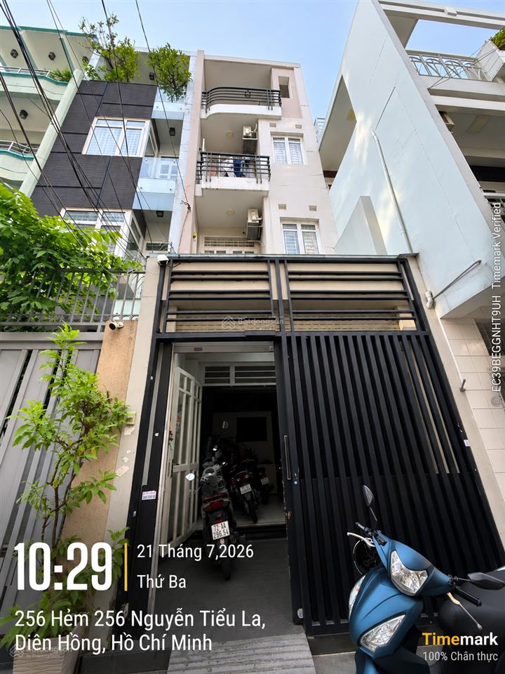 Bán nhà hẻm ô tô 256 nguyễn tiểu la, quận 10  giá 13,2 tỷ 3,5x13m 4 tầng hẻm sang hiếm nhà bán