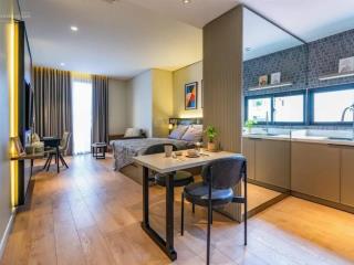 Căn hộ 35m2 ban công xinh xinh, tách bếp sau lưng chung cư hà đô  quận 10