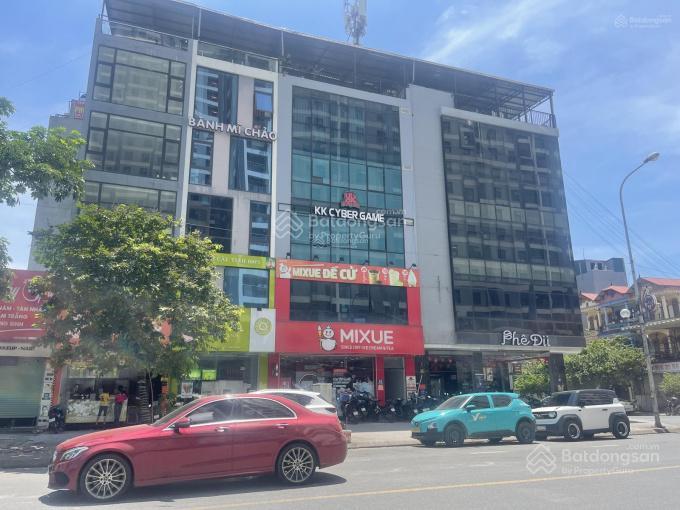 Hàng hiếm bán nhà mp thành trung dtich 81m2/ mặt tiền 8m xây 6 tầng đang cho thuê 67tr/ tháng