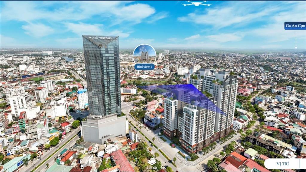 Bán căn 3pn cao cấp ngay trung tâm huế  tầng cao trọn view thành phố + sông hương | giá gốc từ cđt