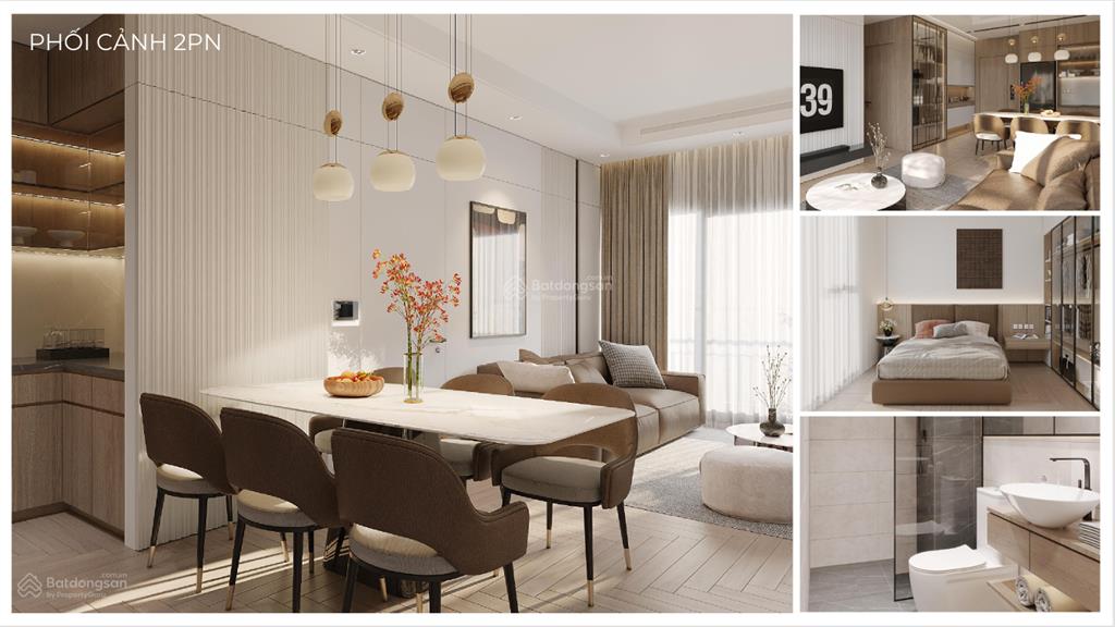 Hiếm! bán căn 2pn huế heritage bàn giao nội thất liền tường cao cấp  phù hợp gia đình nhỏ an cư