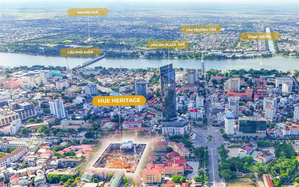 Quỹ căn 3pn 3pn+ cuối cùng dt 79120m2 giá tốt tt huế  ck 13,5%  full nội thất liền tường cao cấp