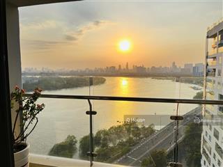 Hình chụp ban công thật || 3 phòng ngủ view trực diện sông  giá 18 tỷ  dt 117m2