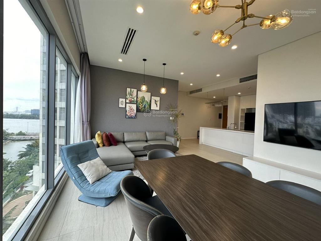 Quảng cáo hình thật | 3 phòng ngủ view sông | nội thất đẹp, có gu | dt 118m² | giá 45 tr/th