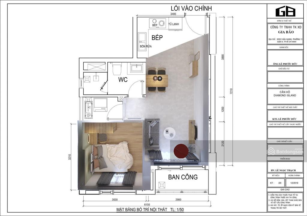 1 phòng ngủ | giá 18 triệu/th (tl) | đảo kim cương