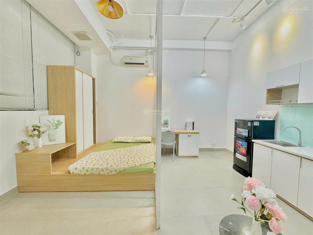 Phòng 1pn 35m2 giá rẻ sinh viên full nội thất trương văn bang ngay đảo kim cương
