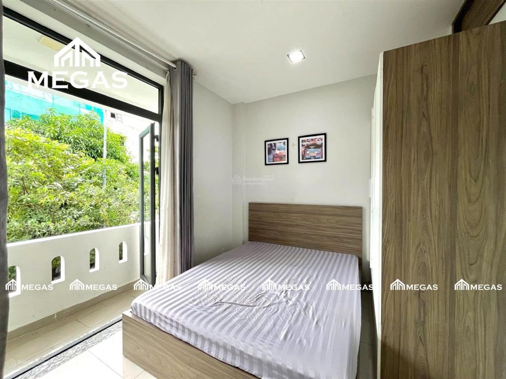 Cho thuê 1pn, ban công full nội thất siêu thoáng 35m2 trần não, an khánh ngay chung cư bộ công uth