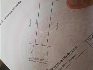 Chính chủ gửi bán lô đất thửa 47 lô 20b lê hồng phong. diện tích 60m2 (4x15) khe sau 2m