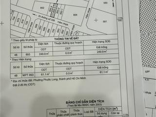 Cần bán đất trung tâm quận 9 đỗ xuân hợp  phước long