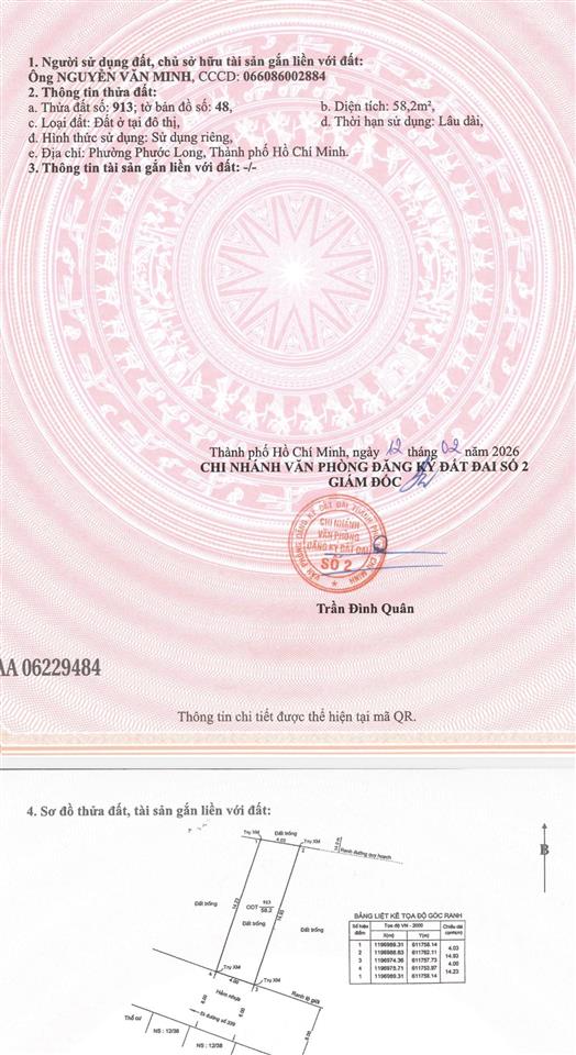 Đất hẻm 12/339 phước long b, 100 m ra đỗ xuân hợp