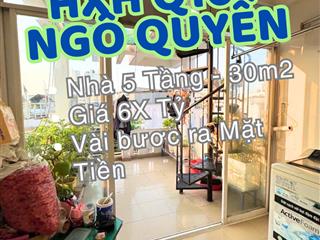 Trung tâm quận 10  hẻm oto thông  5 tầng vài bước ra mặt tiền ngô quyền, giá 6,9 tỷ