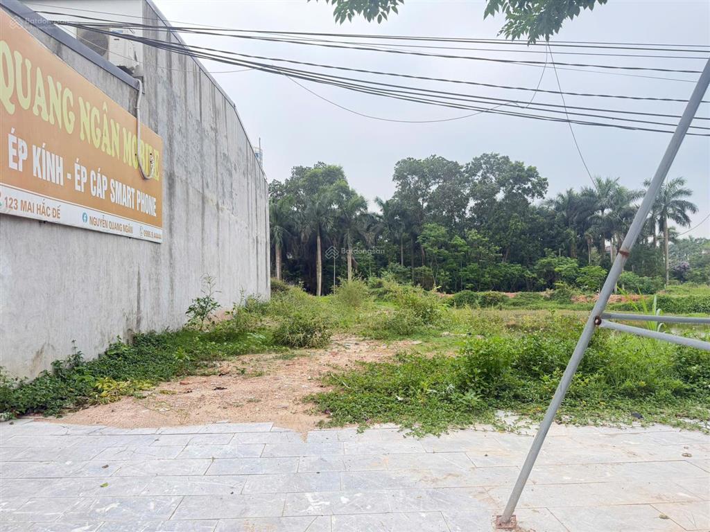 Bán đất thổ cư mặt đường mai hắc đế, phường định trung, tp vĩnh yên, dt 103m², sổ đỏ chính chủ
