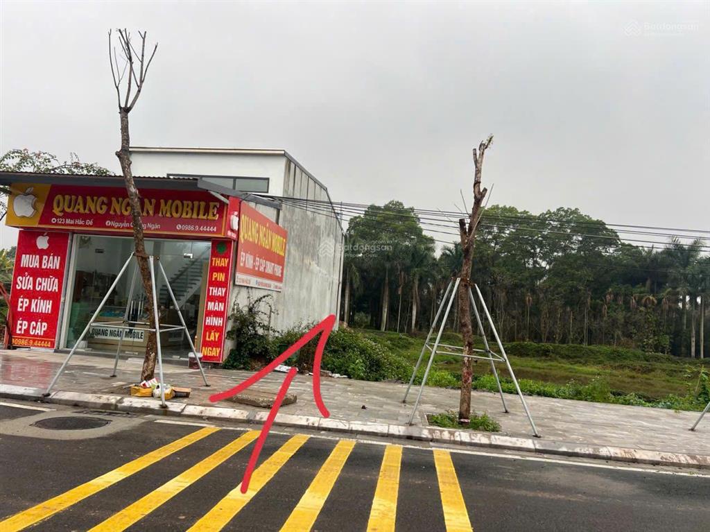 Bán đất thổ cư mặt đường mai hắc đế, phường định trung, tp vĩnh yên, dt 103m², sổ đỏ chính chủ