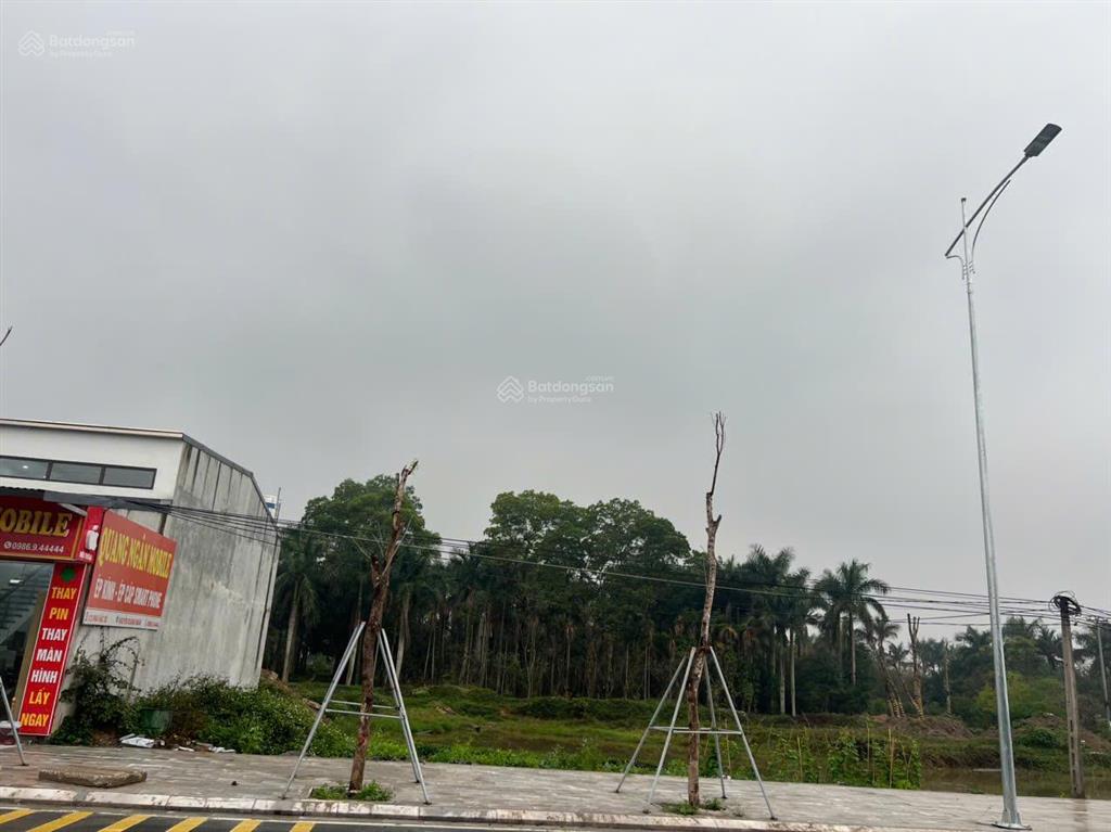 Bán đất thổ cư mặt đường mai hắc đế, phường định trung, tp vĩnh yên, dt 103m², sổ đỏ chính chủ