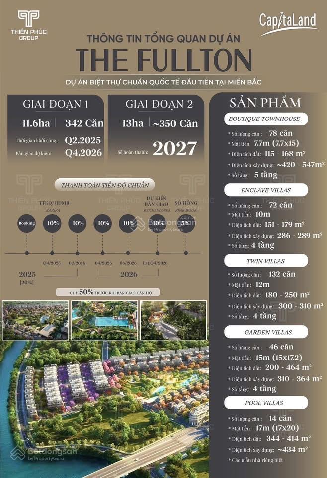 Nhanh tay mua căn garden villa cắt lỗ 2 tỷ, 266m2