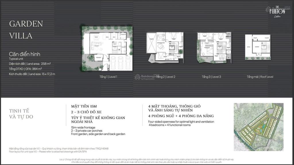 Nhanh tay mua căn garden villa cắt lỗ 2 tỷ, 266m2