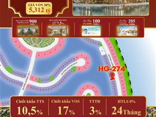 Hg274 song lập ven biển, vị trí đẹp royal island