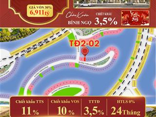 Tđ202  biệt thự song lập nghỉ dưỡng phong cách địa trung hải