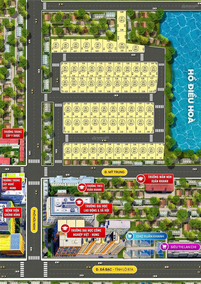 Chính chủ bán 50m2 đất full thổ cư, oto quay đầu, cạnh trường mầm non xuân khanh