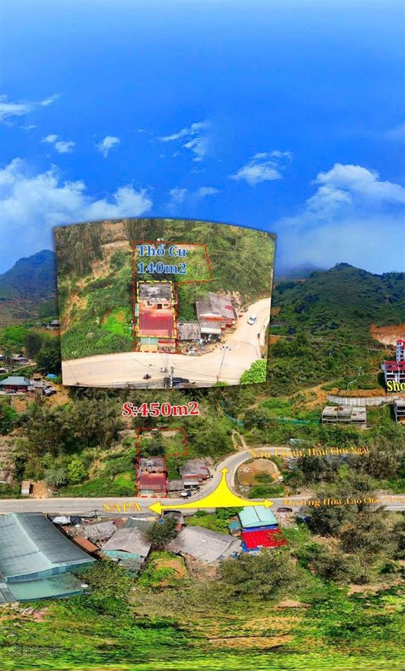 Bán đất đẹp ngay cổng jade hill diện tích 450m tại sapa giá chỉ 18 tỷ
