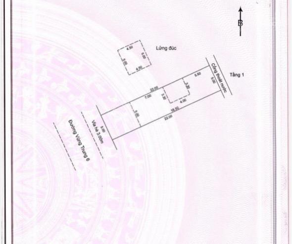 Bán nhà mặt phố tại vùng trung 6, dt 110m², view đẹp. giá 6.5 tỷ ctl