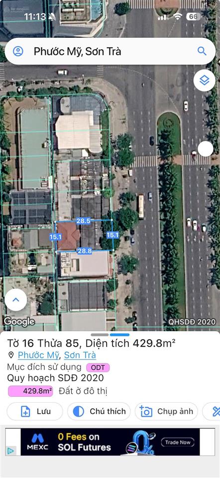 Bán đất tại võ nguyên giáp, sơn trà, đà nẵng, diện tích 429m2. giá 236 tỷ