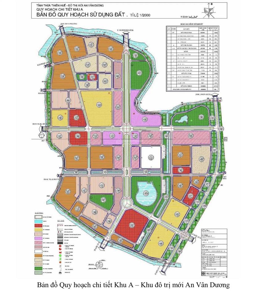 Chuyển nhượng lô góc 4mt trung tâm tp huế dt 1.637m2. giá 50 tỷ